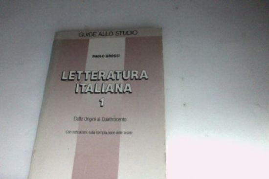 Immagine di LETTERATURA ITALIANA 1 SUNTI-(SEI)