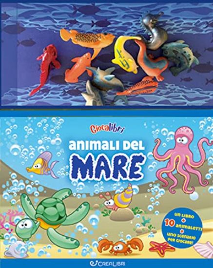 Immagine di ANIMALI DEL MARE. CON 10 ANIMALETTI IN PLASTICA. CON POSTER