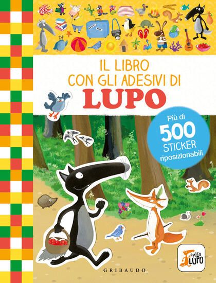 Immagine di LIBRO CON GLI ADESIVI DI LUPO. AMICO LUPO