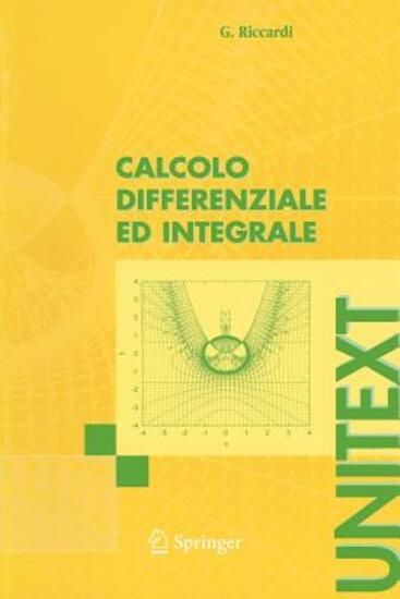 Immagine di CALCOLO DIFFERENZIALE E INTEGRALE