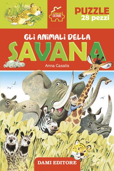 Immagine di ANIMALI DELLA SAVANA. STORIE DA COSTRUIRE. EDIZ. ILLUSTRATA. CON PUZZLE 28 PEZZI (GLI)