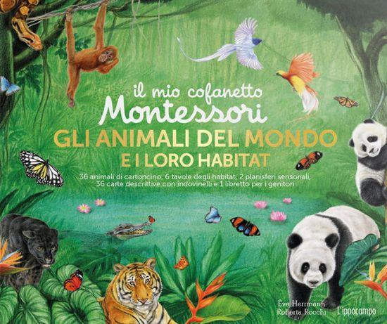 Immagine di ANIMALI DEL MONDO E I LORO HABITAT. IL MIO COFANETTO MONTESSORI. EDIZ. A COLORI. CON GADGET (GLI)