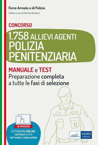 Immagine di CONCORSO 1.758 ALLIEVI AGENTI POLIZIA PENITENZIARIA. MANUALE E TEST PER LA PREPARAZIONE COMPLETA...