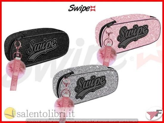 Immagine di ASTUCCIO BAULETTO SWIPE GRIGIO GLITTERATO