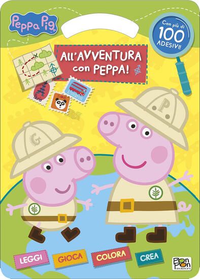 Immagine di ALL`AVVENTURA DI PEPPA. PEPPA PIG. ACTIVITY BOOK. CON ADESIVI.