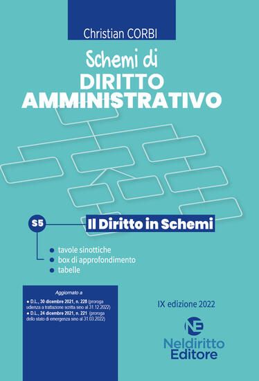 Immagine di SCHEMI DI DIRITTO AMMINISTRATIVO 2022