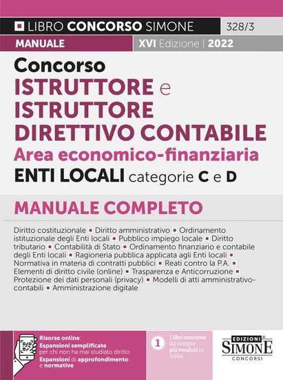 Immagine di CONCORSO ISTRUTTORE E ISTRUTTORE DIRETTIVO CONTABILE NEGLI ENTI LOCALI. AREA ECONOMICO-FINANZIARIA.