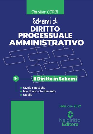 Immagine di SCHEMI DI DIRITTO PROCESSUALE AMMINISTRATIVO 2022