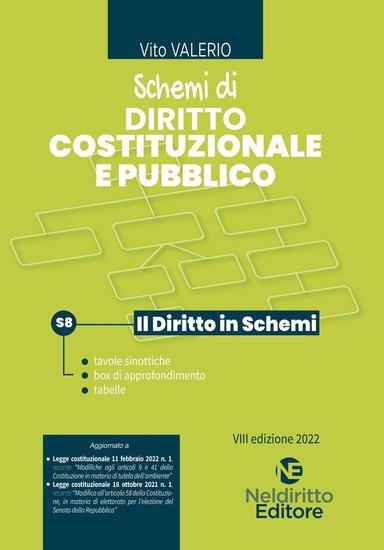 Immagine di SCHEMI DI DIRITTO COSTITUZIONALE E PUBBLICO 2022