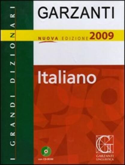 Immagine di DIZIONARIO GARZANTI ITALIANO 2007  CD ROM