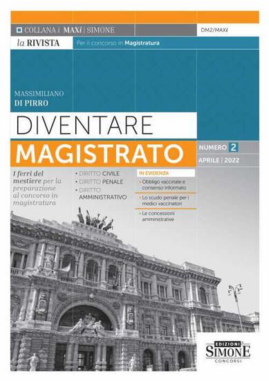 Immagine di DIVENTARE MAGISTRATO APRILE 2022 - VOLUME 2