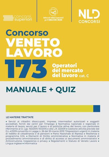 Immagine di CONCORSO VENETO LAVORO173 OPERATORI DEL MERCATO DEL LAVORO CAT. C