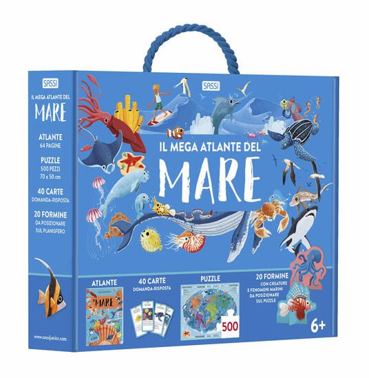 Immagine di MARE. MEGA-ATLAS. EDIZ. A COLORI. CON PUZZLE. CON 40 CARTE