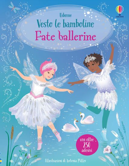 Immagine di FATINE DEL BALLETTO. VESTO LE BAMBOLINE. CON ADESIVI