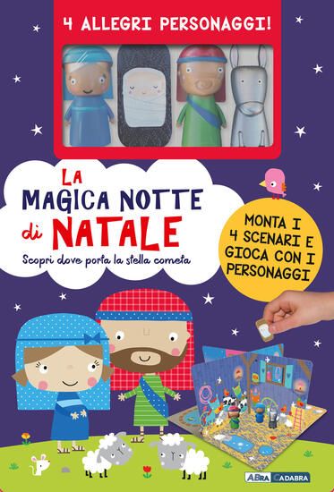 Immagine di MAGICA NOTTE DI NATALE. EDIZ. A COLORI. CON 4 MARIONETTE. CON 4 SCENARI (LA)