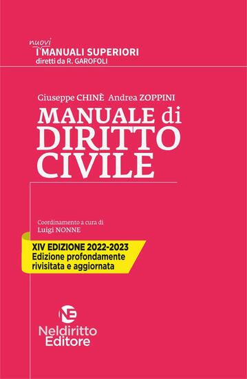 Immagine di MANUALE DI DIRITTO CIVILE 2022/2023