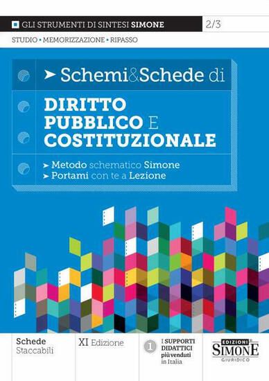 Immagine di SCHEMI & SCHEDE DI DIRITTO PUBBLICO E COSTITUZIONALE