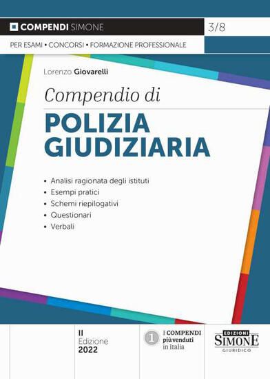 Immagine di COMPENDIO DI POLIZIA GIUDIZIARIA