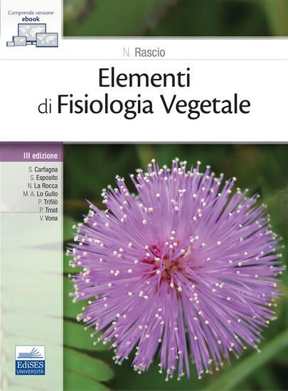 Immagine di ELEMENTI DI FISIOLOGIA VEGETALE