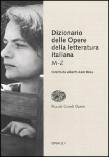 Immagine di DIZIONARIO DELLE OPERE DELLA LETTER M-Z