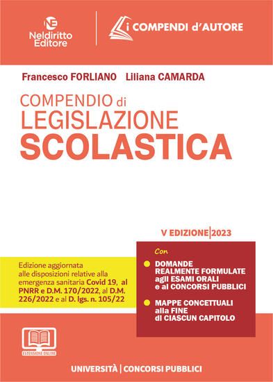 Immagine di COMPENDIO DI LEGISLAZIONE SCOLASTICA. CON ESPANSIONE ONLINE