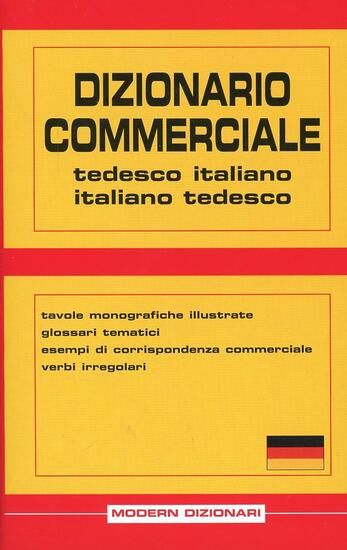 Immagine di DIZIONARIO COMMERCIALE TED/ITA-ITA/TED