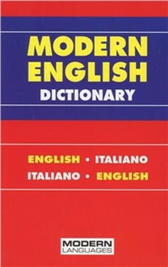 Immagine di MODERN ENGLISH DICTIONARY-BILINGUE