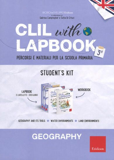 Immagine di CLIL WITH LAPBOOK. GEOGRAPHY. TERZA. STUDENT`S KIT