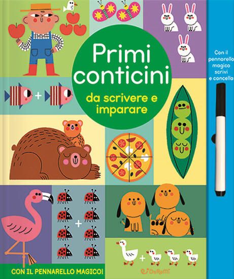 Immagine di PRIMI CONTICINI DA SCRIVERE E IMPARARE. SCRIVI CANCELLA & RISCRIVI. EDIZ. A COLORI. CON PENNAREL...