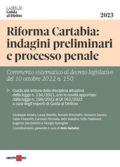 Immagine di RIFORMA CARTABIA:INDAGINI PRELIMINARI E PROCESSO PENALE 2023