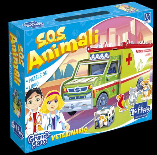 Immagine di S.O.S. ANIMALI. DA GRANDE SARO`. CON PUZZLE 3D