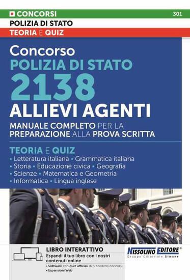 Immagine di CONCORSO POLIZIA DI STATO 2318 ALLIEVI AGENTI.TEORIA E QUIZ