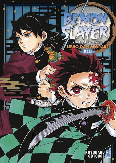 Immagine di DEMON SLAYER. KIMETSU NO YAIBA. LIBRO DA COLORARE. EDIZ. BLU