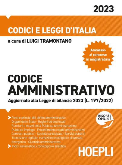 Immagine di CODICE AMMINISTRATIVO 2023. CON ESPANSIONE ONLINE