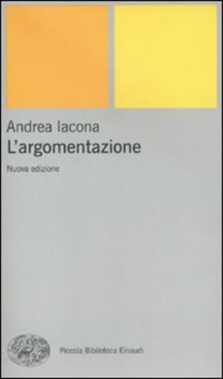 Immagine di ARGOMENTAZIONE (L`)