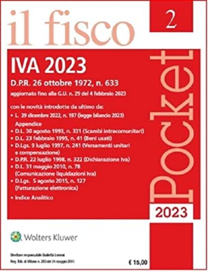 Immagine di IVA 2023. IL FISCO