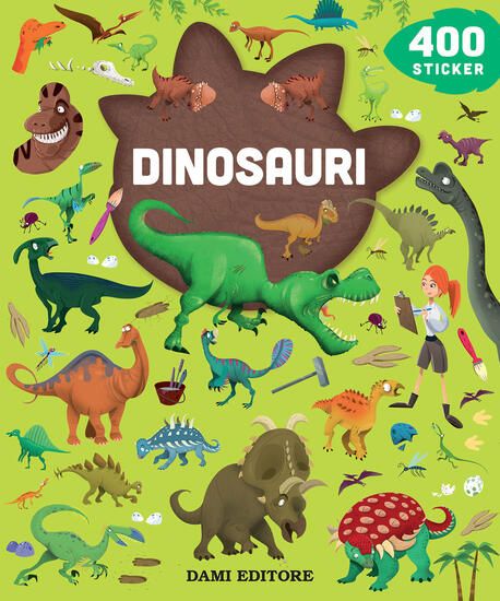 Immagine di DINOSAURI. 400 STICKERS. EDIZ. A COLORI