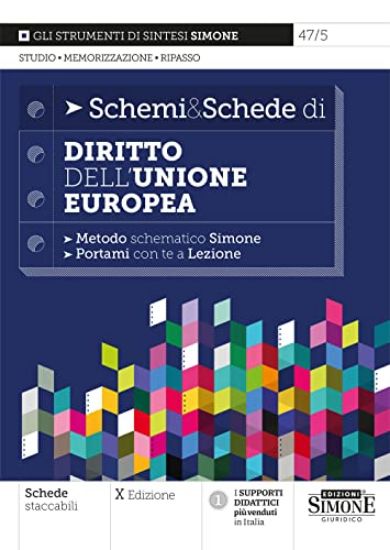 Immagine di SCHEMI & SCHEDE DI DIRITTO DELL`UNIONE EUROPEA 2023