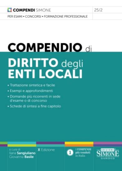 Immagine di COMPENDIO DI DIRITTO DEGLI ENTI LOCALI 2023