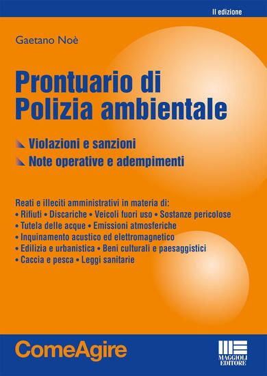 Immagine di PRONTUARIO DI POLIZIA AMBIENTALE 2015