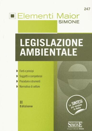 Immagine di LEGISLAZIONE AMBIENTALE 2016