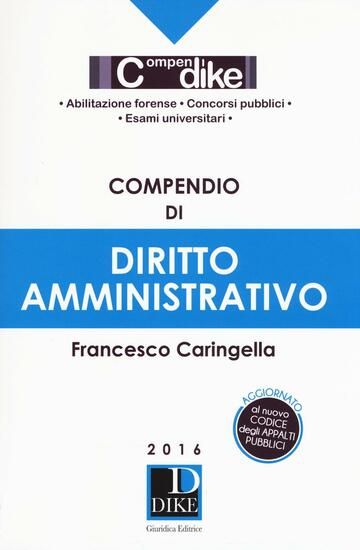 Immagine di COMPENDIO DI DIRITTO AMMINISTRATIVO 2016