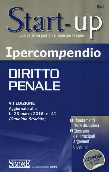 Immagine di IPERCOMPENDIO DIRITTO PENALE 2016