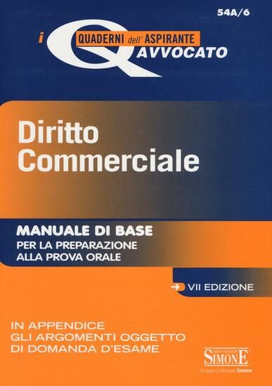 Immagine di DIRITTO COMMERCIALE 2016 MANUALE DI BASE