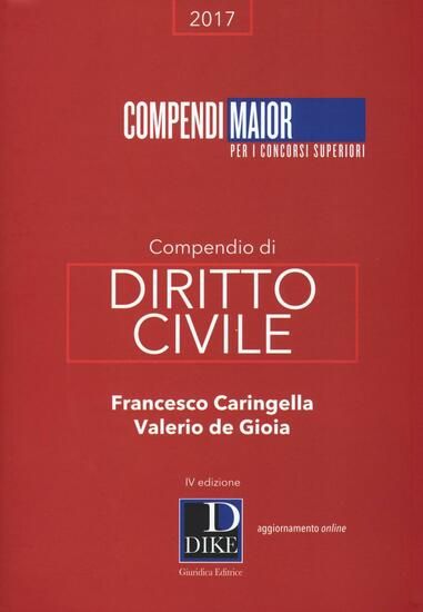 Immagine di COMPENDIO MAIOR DI DIRITTO CIVILE 2016