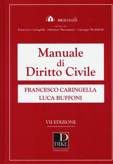 Immagine di MANUALE DI DIRITTO CIVILE 2016