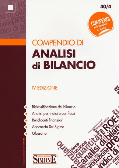 Immagine di COMPENDIO DI ANALISI DI BILANCIO 2017