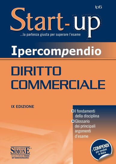 Immagine di IPERCOMPENDIO DI DIRITTO COMMERCIALE 2018