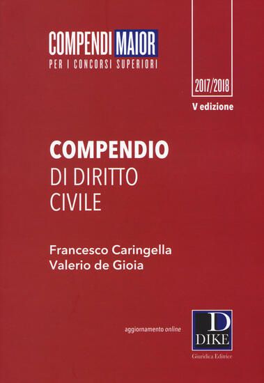 Immagine di COMPENDIO DI DIRITTO CIVILE 2017/2018 EDIZIONE MAIOR