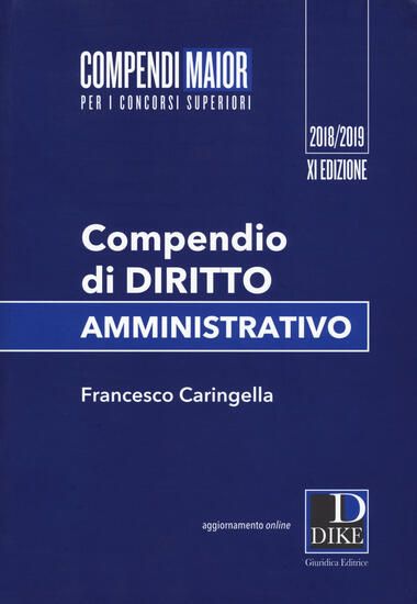 Immagine di COMPENDIO DI DIRITTO AMMINISTRATIVO 2018-2019. COMPENDI SUPERIORI